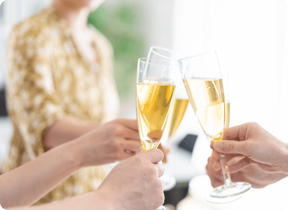 自由な生活様式の様子